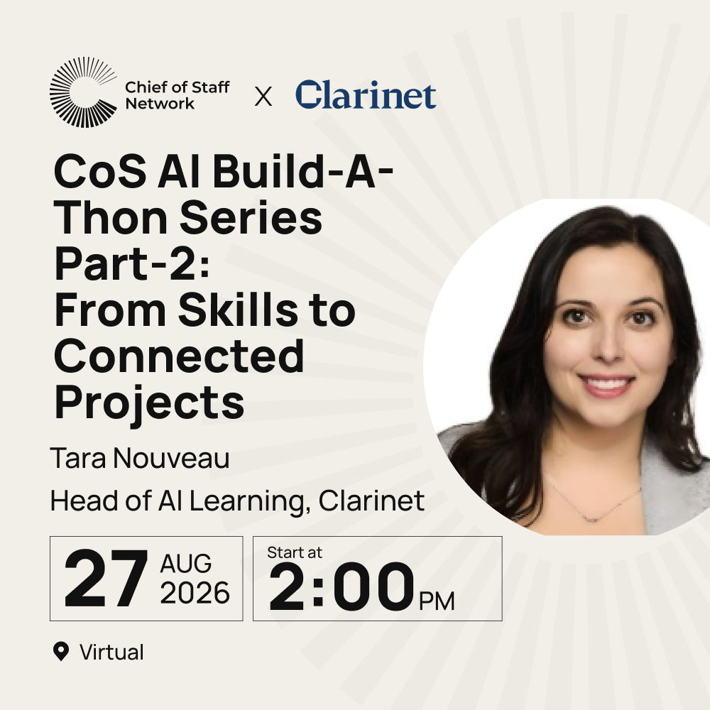 CoS AI Buildathon Series: Build Your Personal AI Workspace | Part-2: From Skills to Connected Projects