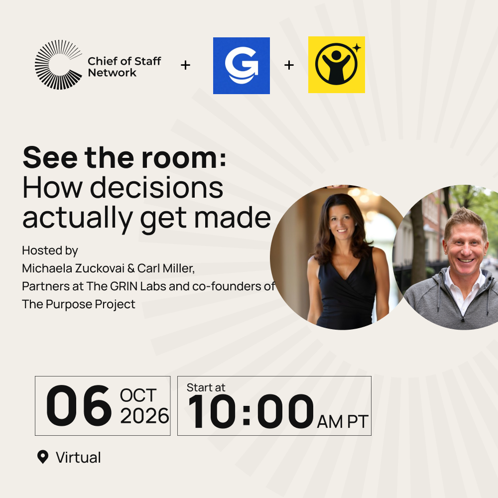 See the room - How decisions actually get made