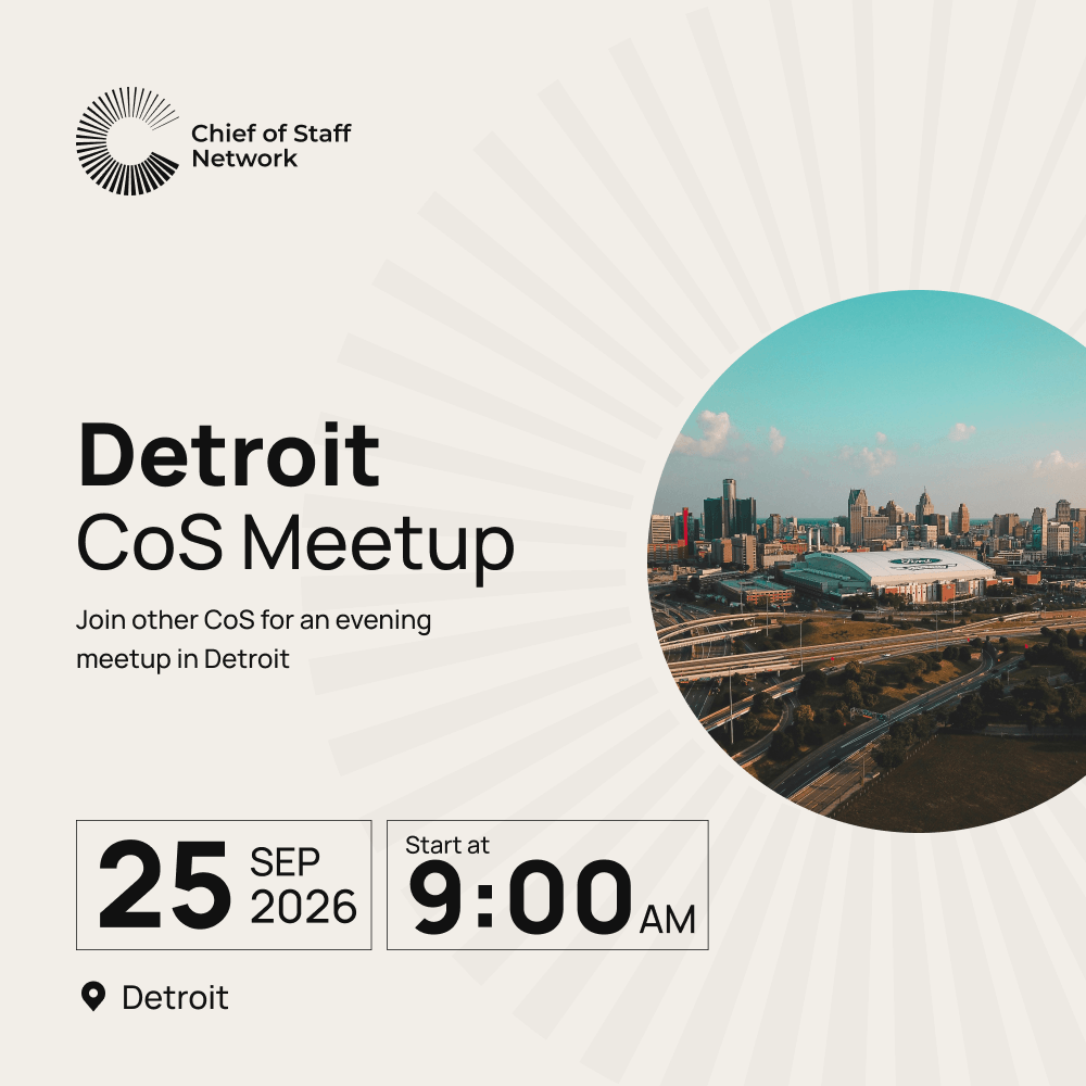 Detroit CoS Meet Up (Sep 25)