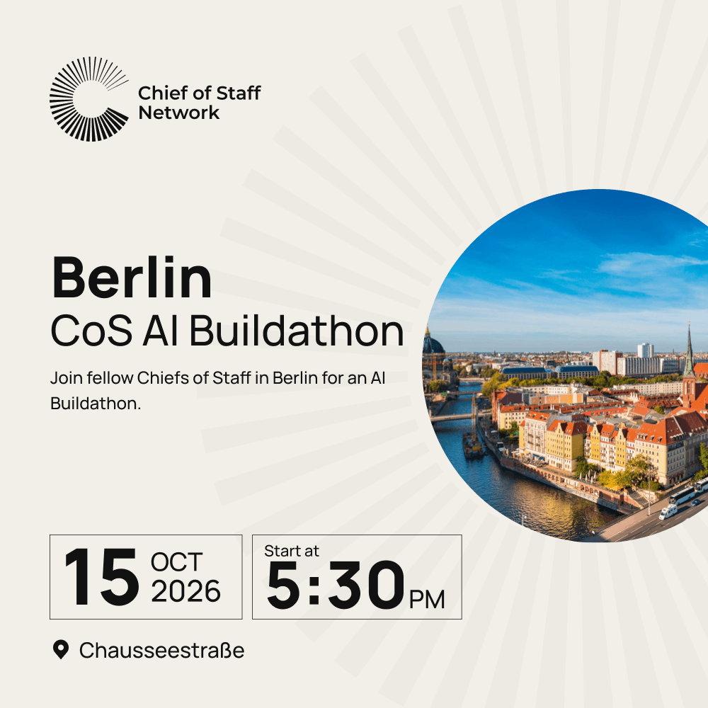 Chief of Staff AI Buildathon