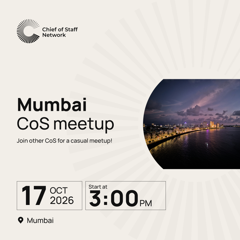 Mumbai Chief of Staff Meetup