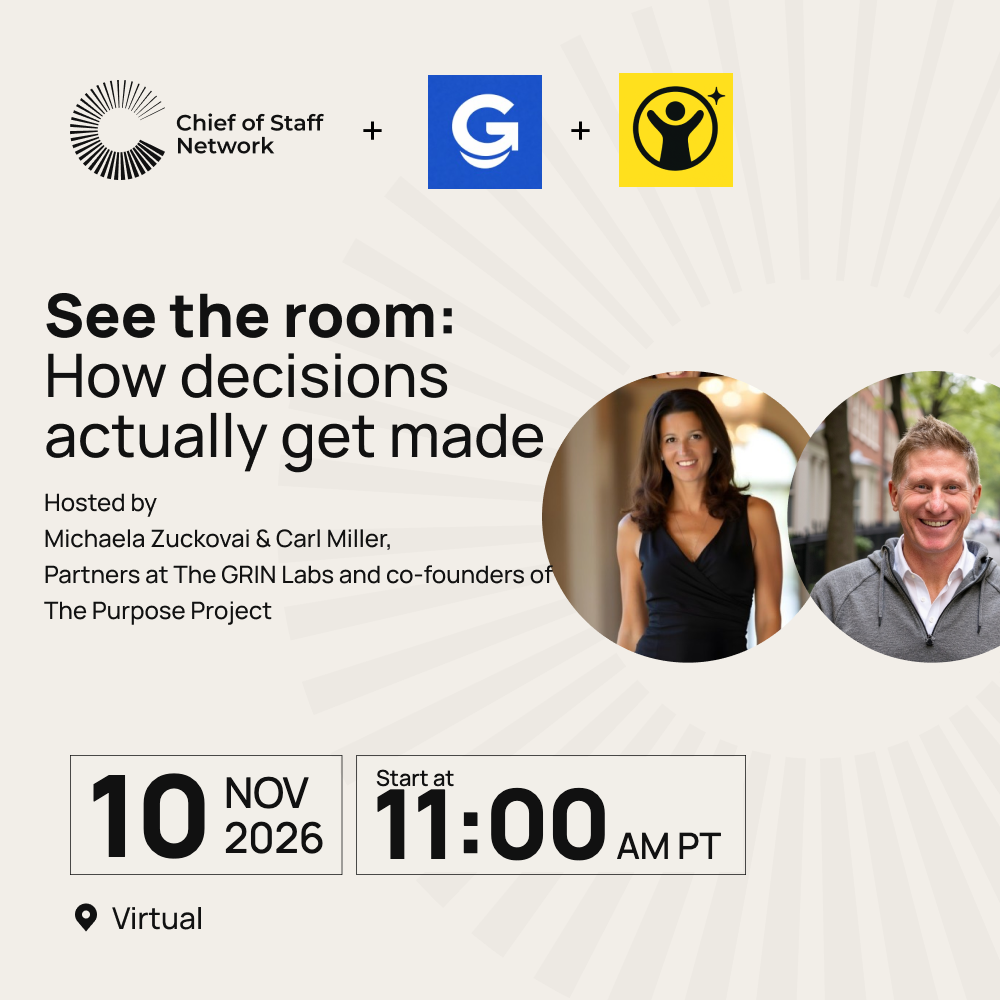 See the room - How decisions actually get made