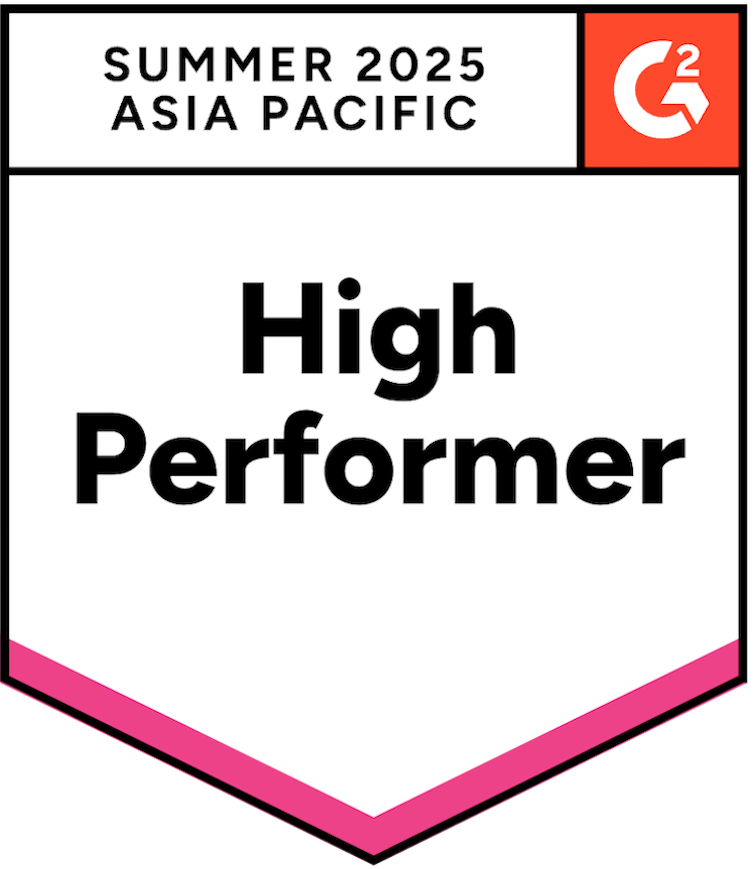 G2 High Performer Asia Pacific Spring 2024