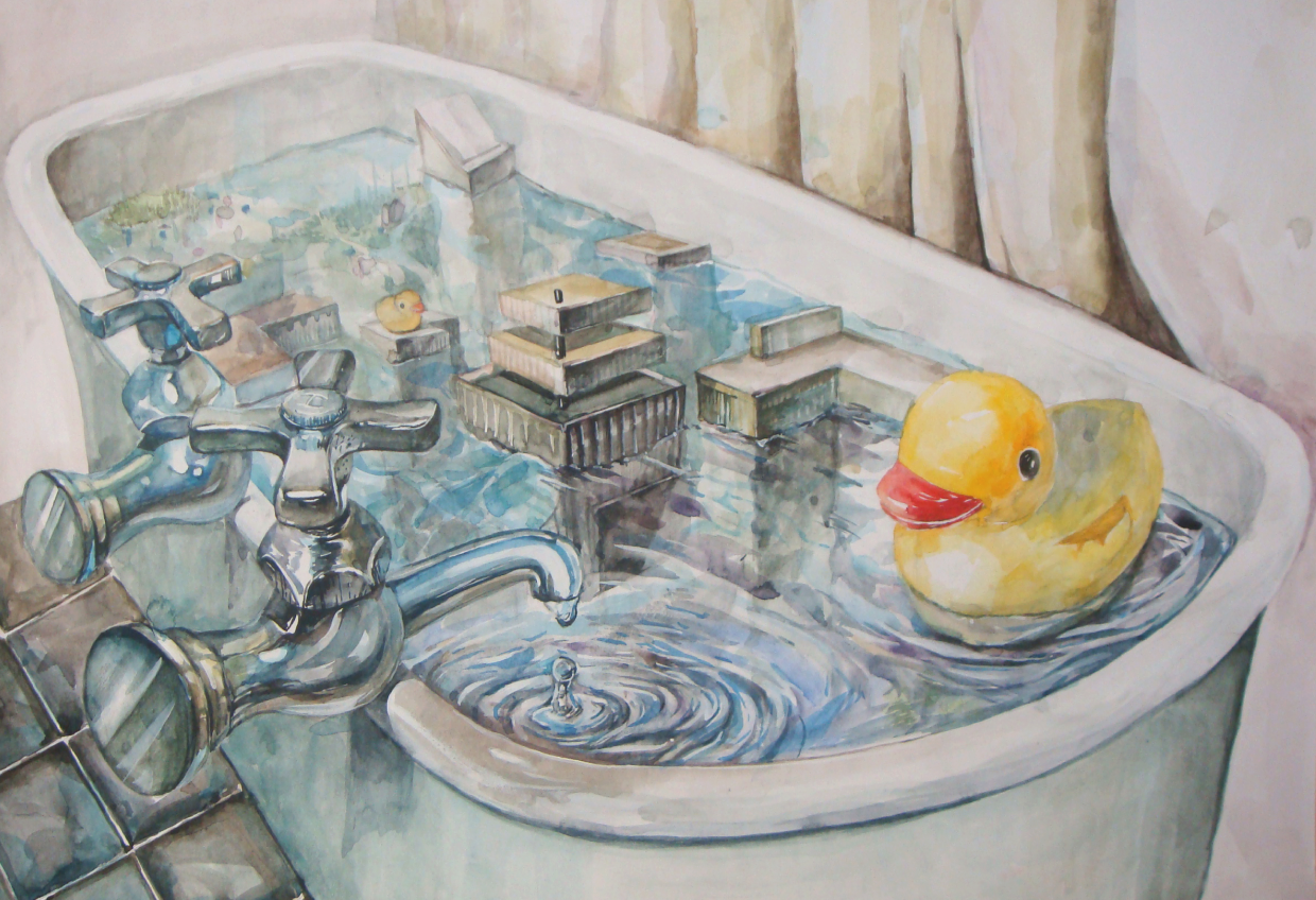 Bathtub world concept