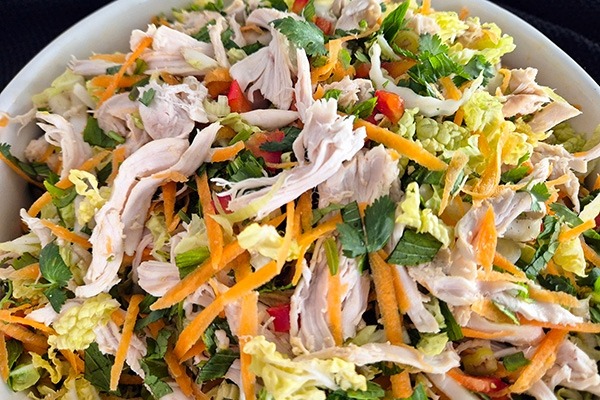 Vietnamese-style chicken salad