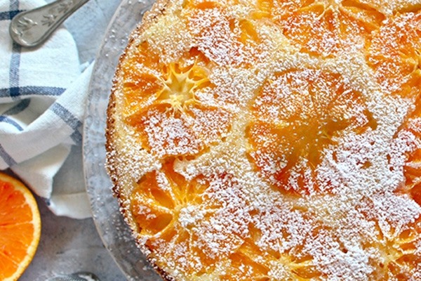 Upside down citrus cake