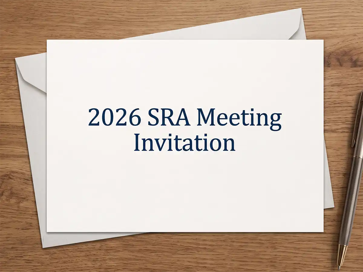 2026 SRA Meeting Invitation