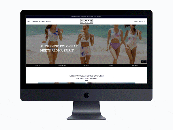 eCommerce Site example
