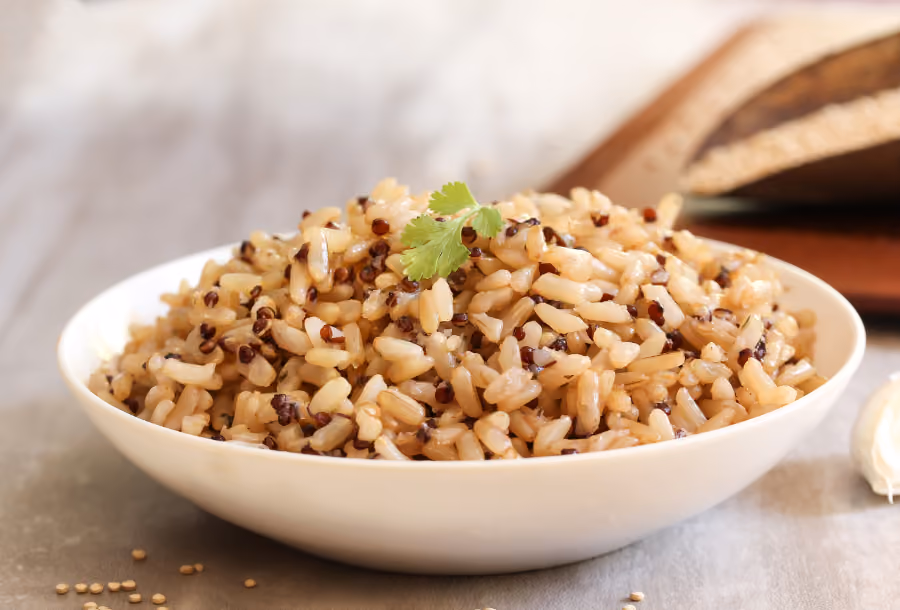 What is the glycaemic index of brown rice?