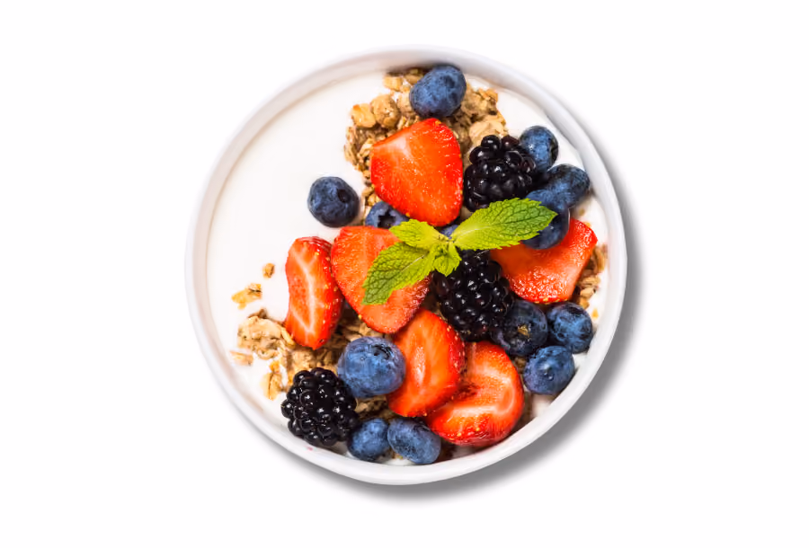 4. Greek yoghurt bowl with fruit low glycaemic meal in australia