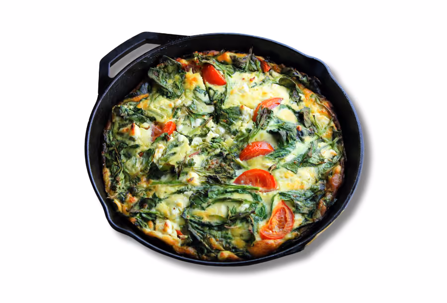 7. Veggie frittata on whole wheat low glycaemic index meal in australia