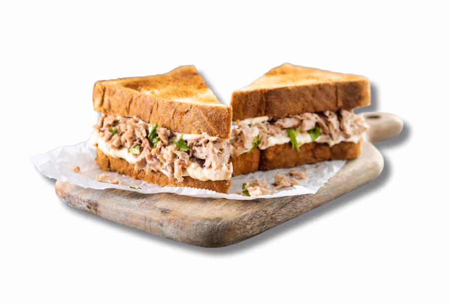 Tuna and avocado sandwich low gi meal in australia