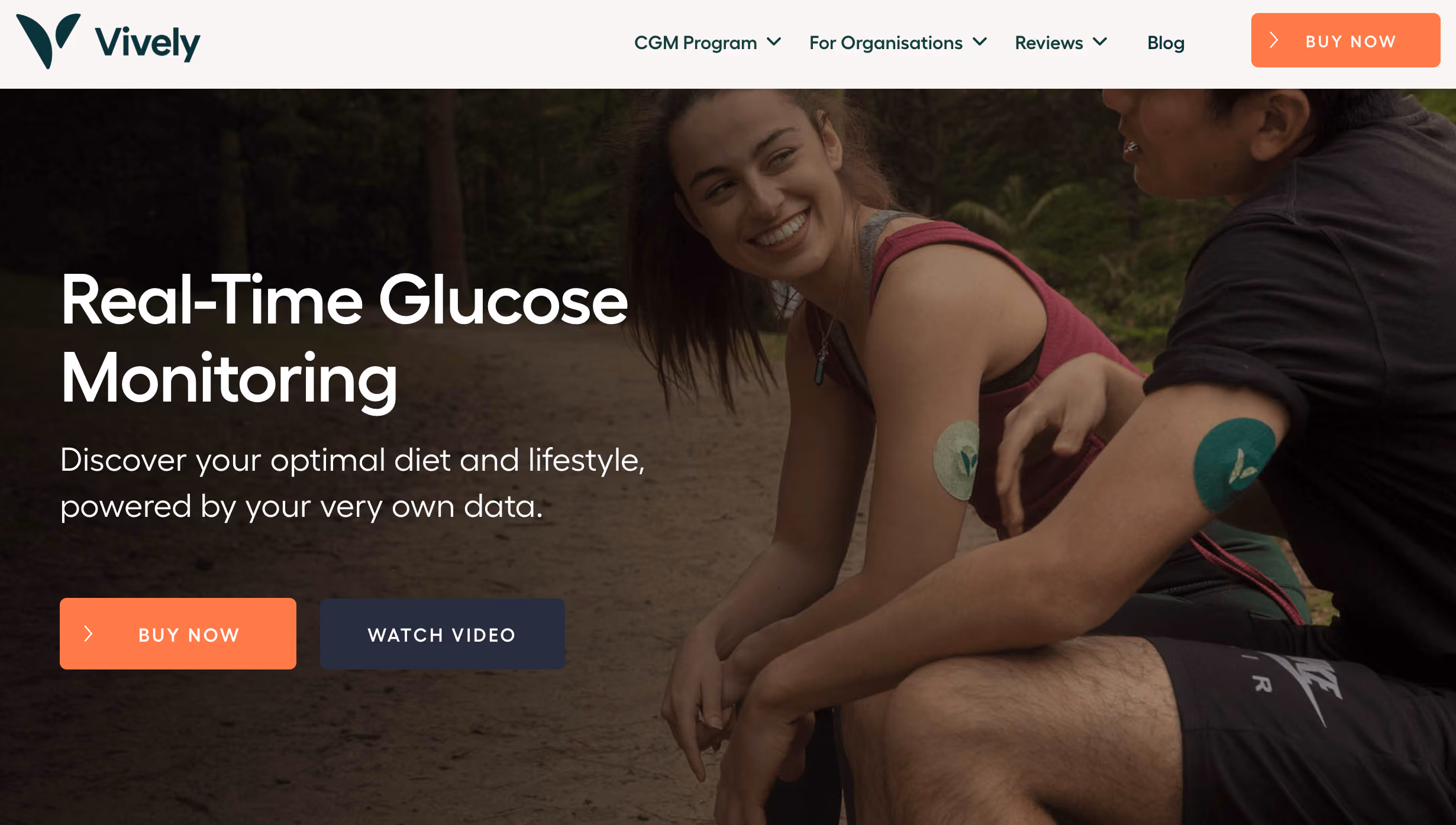 vively app for weight management and glucose monitoring