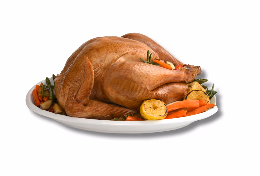 healthy christmas idea - Roast turkey with herb infusion