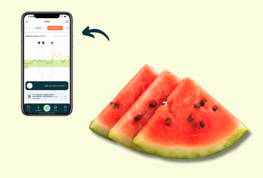 What's the GI of watermelon, and does it spike glucose levels?