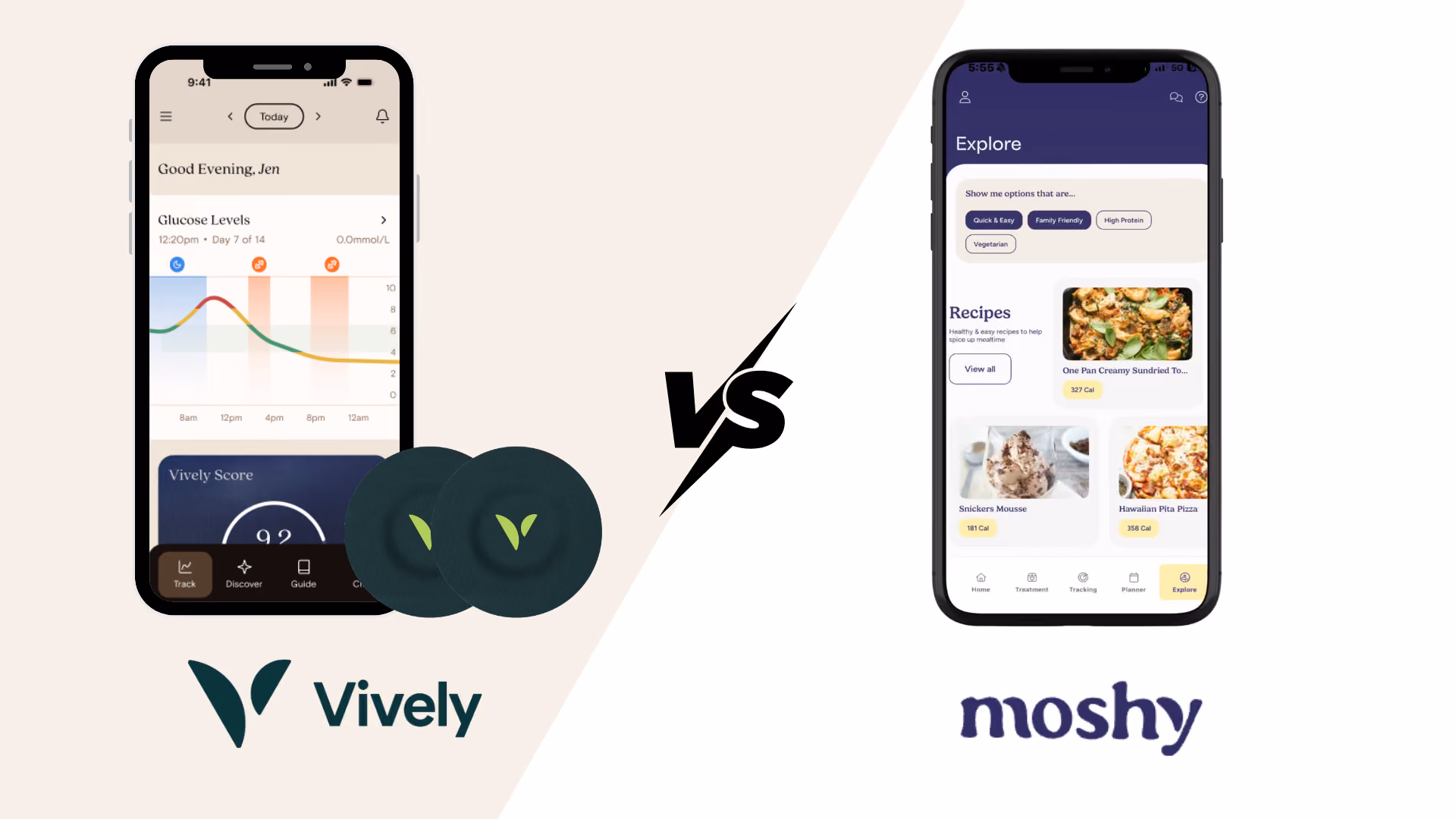 Moshy vs Vively for weight loss