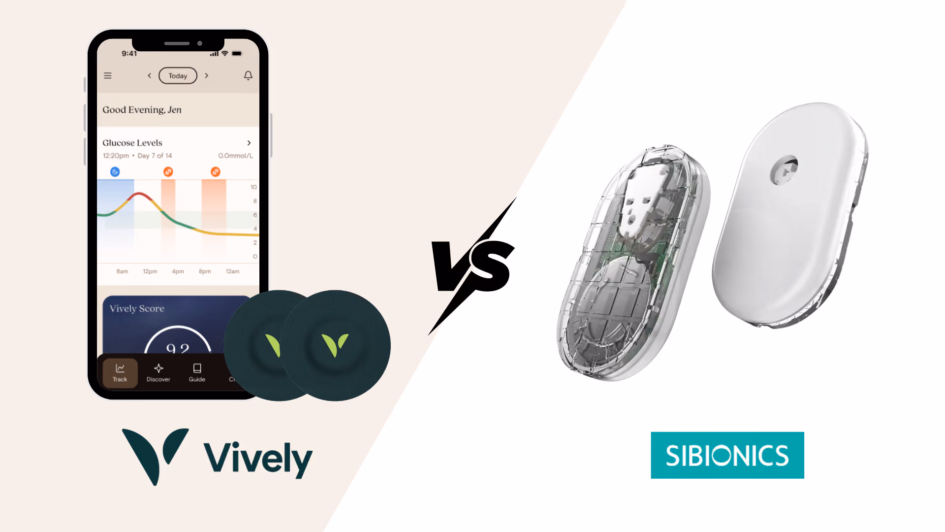 Vively vs Sibionics G3 CGM: Diabetes Monitoring vs Metabolic Health Insights