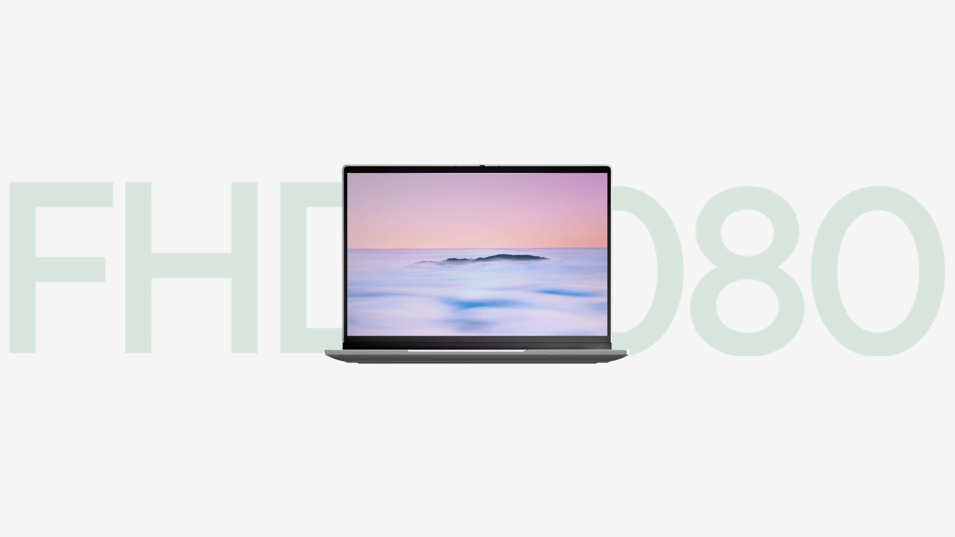 Animated Chromebook Plus reveal where two laptops form the plus symbol