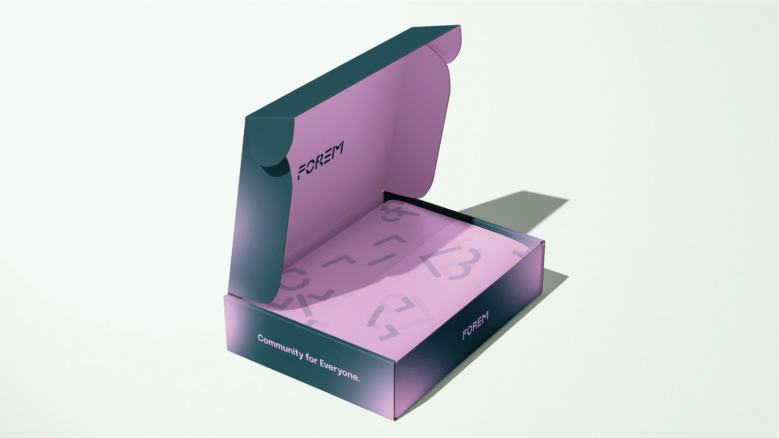 Forem brand pattern and color palette for the developer community platform