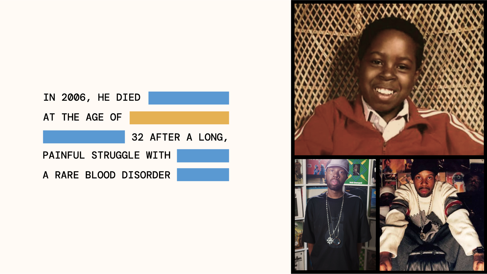 Dilla Time proposal deck page with visual storytelling for the documentary