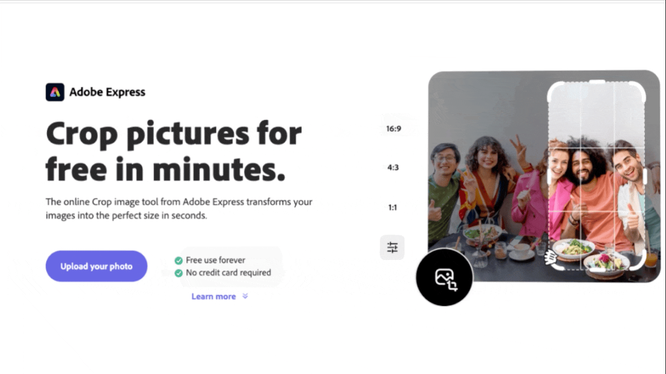Adobe Express feature animation showcasing accessible design tools in motion