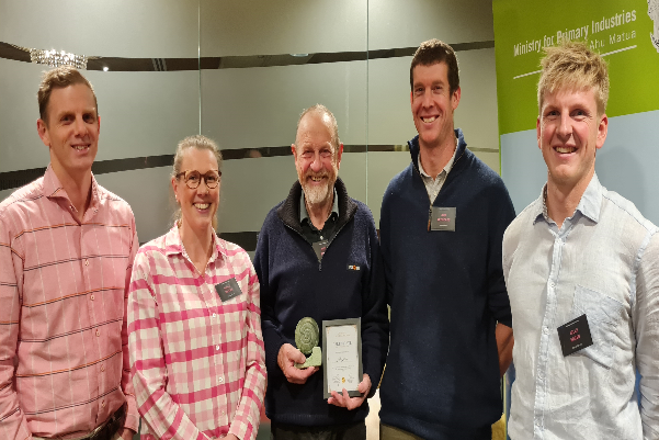 Canterbury farmer Steve Sterne presented with NZPork's Outstanding Contribution Award