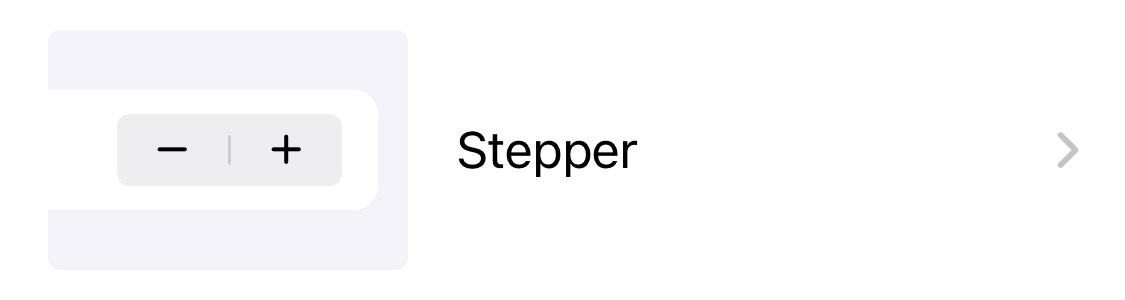 An example of UI Stepper thumbnail