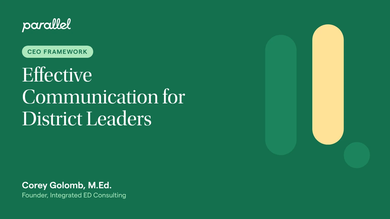 Effective Communication for District Leaders