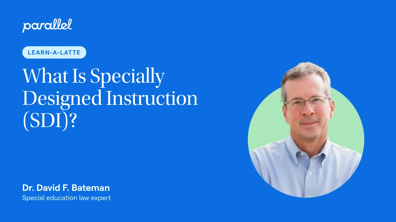 What Is Specially Designed Instruction (SDI)?