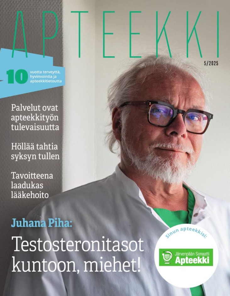 Järvenpään Sonaattiaptekin etusivun kansi
