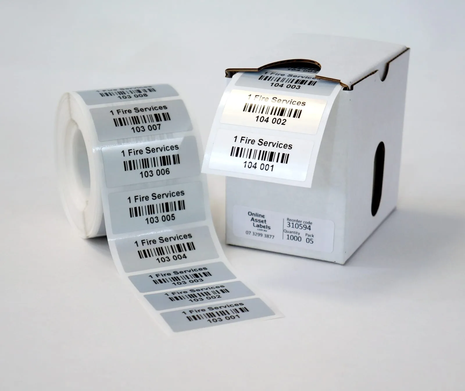 Custom asset tracking labels for equipment identification (2)