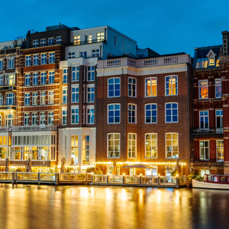 Amsterdam skyline for AI Trainings
