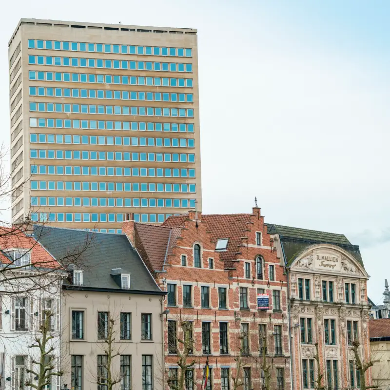 Brussels skyline for AI Trainings