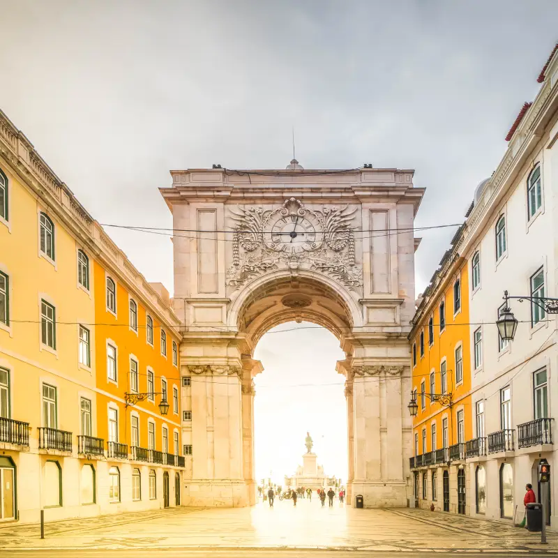 Lisbon skyline for AI Trainings