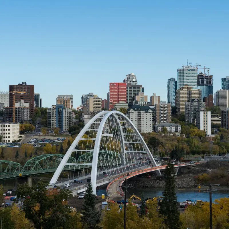 Edmonton skyline for AI Trainings