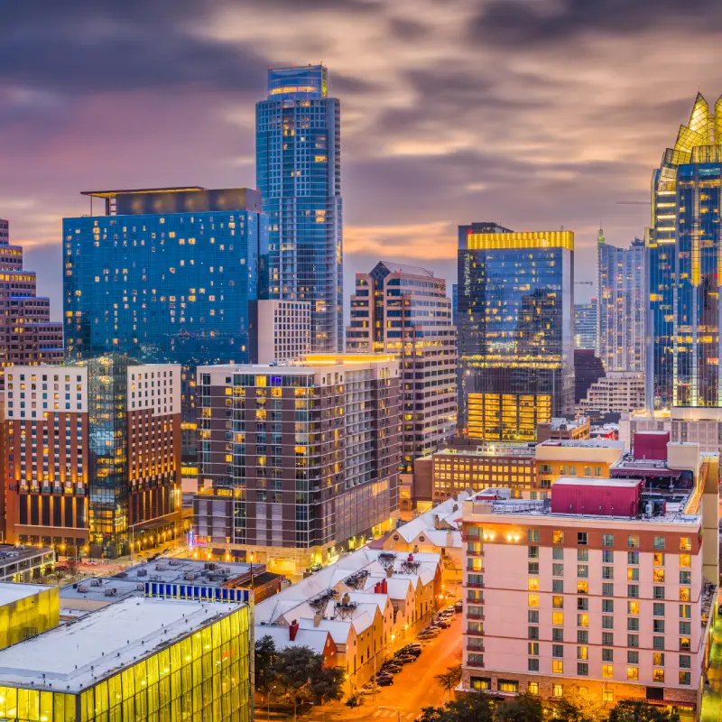 Austin skyline for AI Trainings
