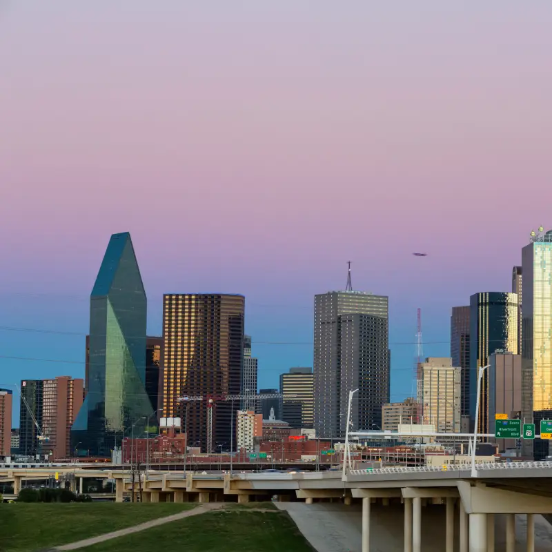 Dallas skyline for AI Trainings