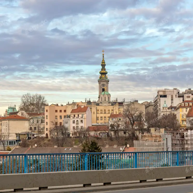 Belgrade skyline for AI Trainings