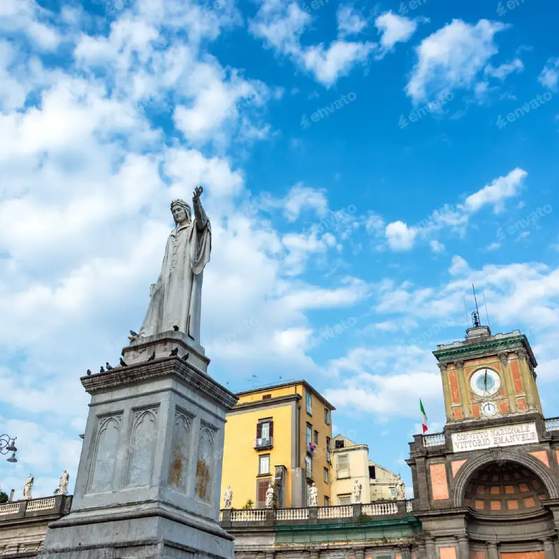 Naples skyline for AI Trainings