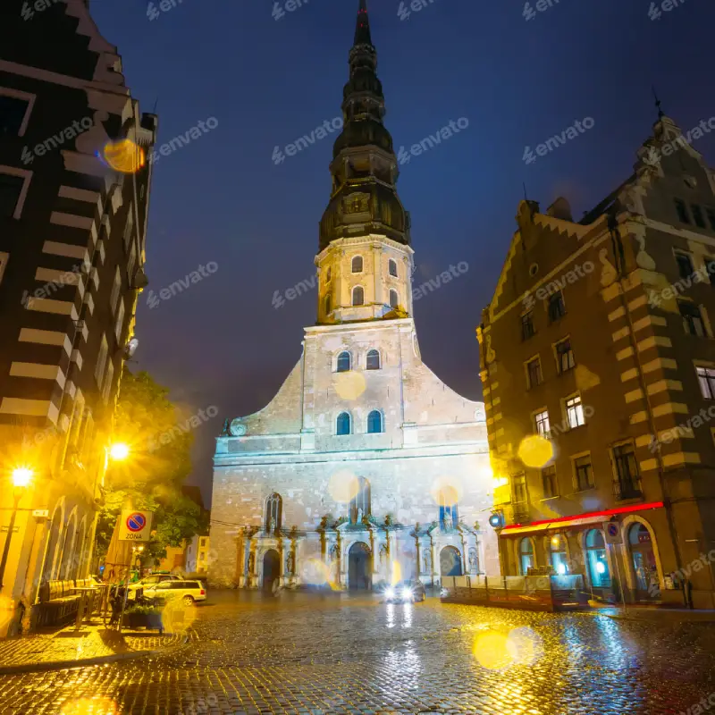 Riga skyline for AI Trainings