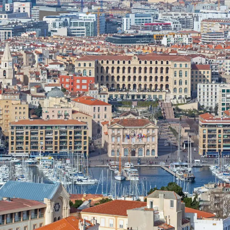 Marseille skyline for AI Trainings