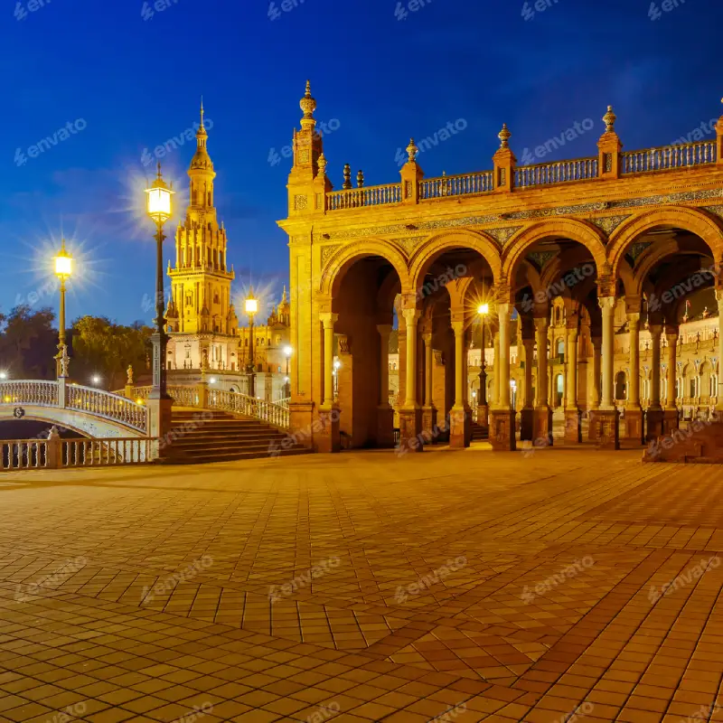 Seville skyline for AI Trainings
