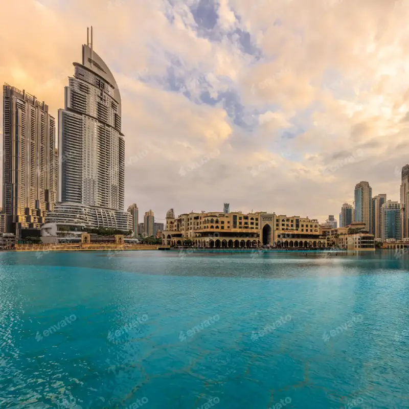 Dubai skyline for AI Trainings