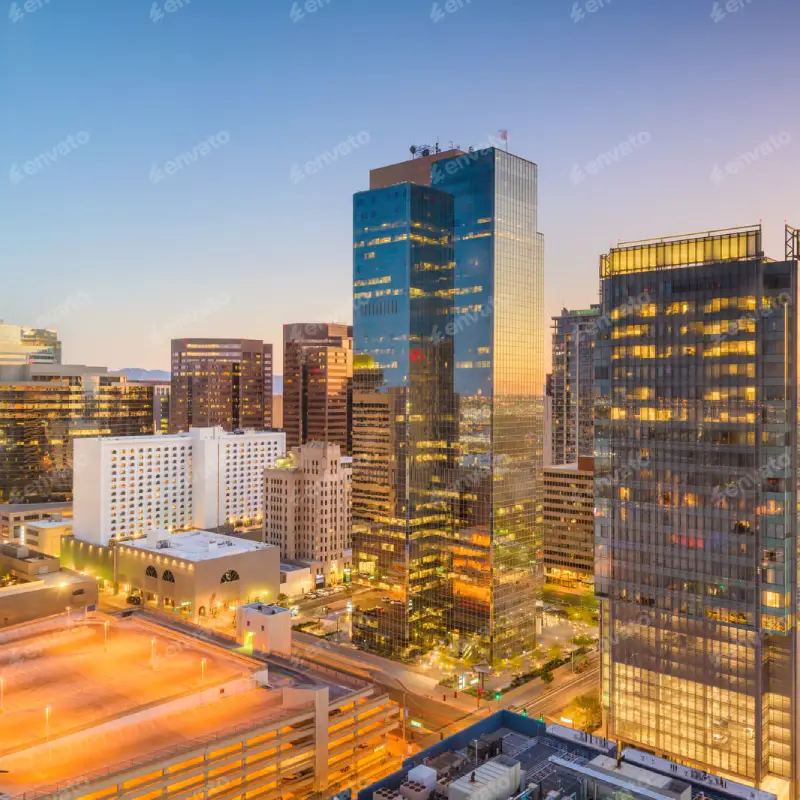 Phoenix skyline for AI Trainings