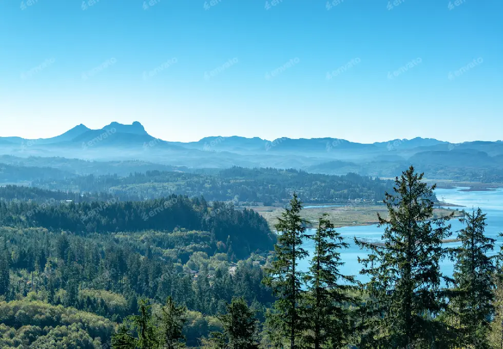 Picture of city skyline team building