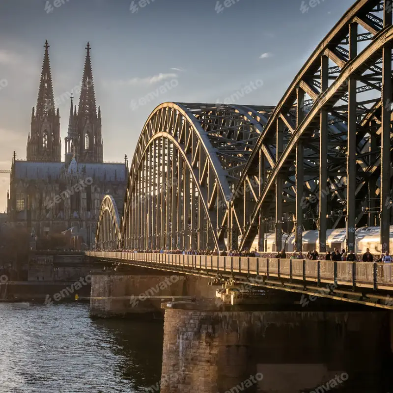 Cologne skyline for AI Trainings