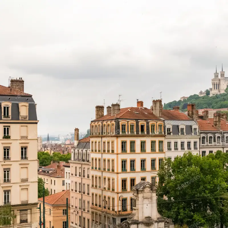 Lyon skyline for AI Trainings