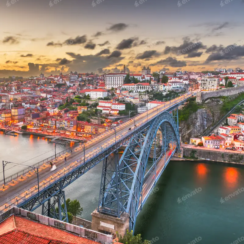 Porto skyline for AI Trainings