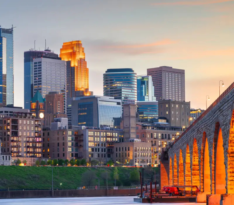 Minneapolis skyline for AI Trainings