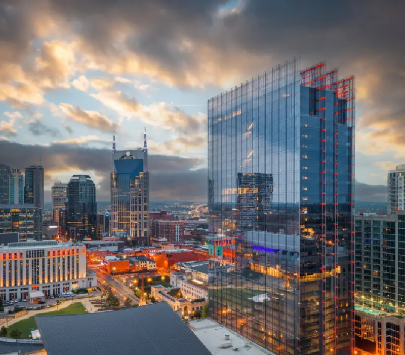 Nashville skyline for AI Trainings